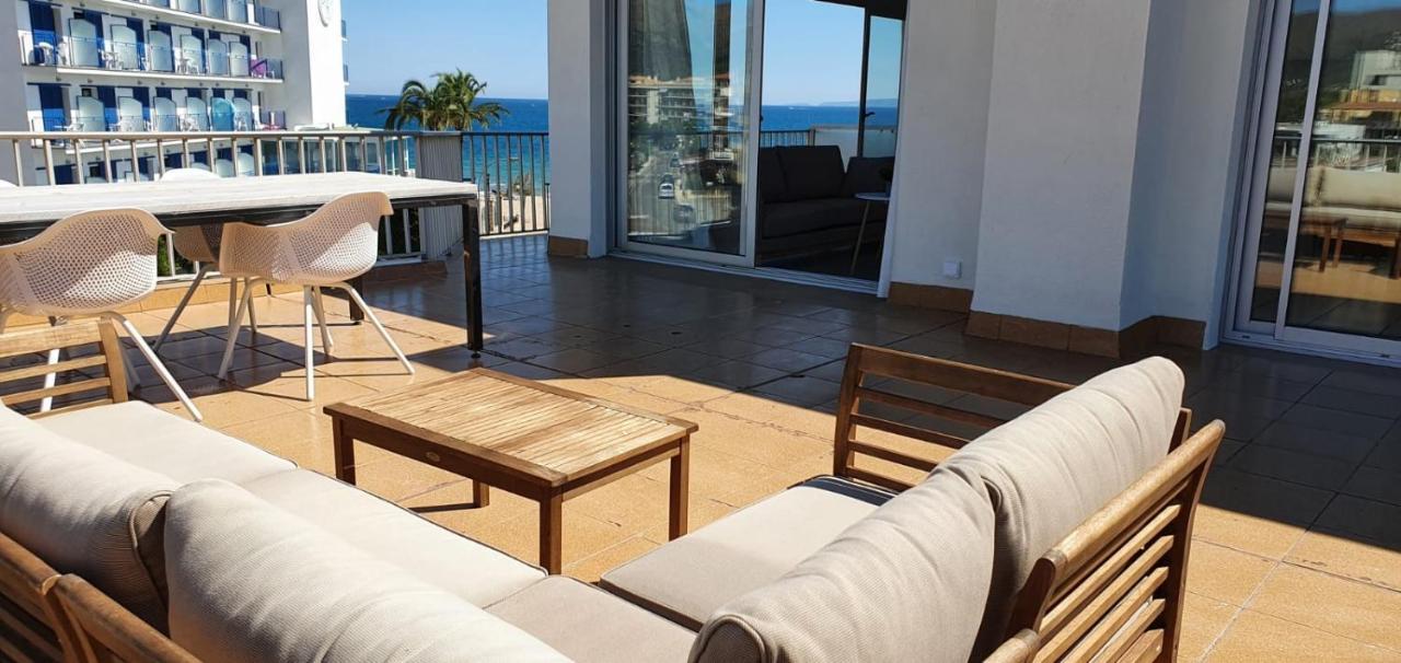 Beautiful Loft, Huge Sunny Terrace, View Over The Beach And Sea Roses Luaran gambar