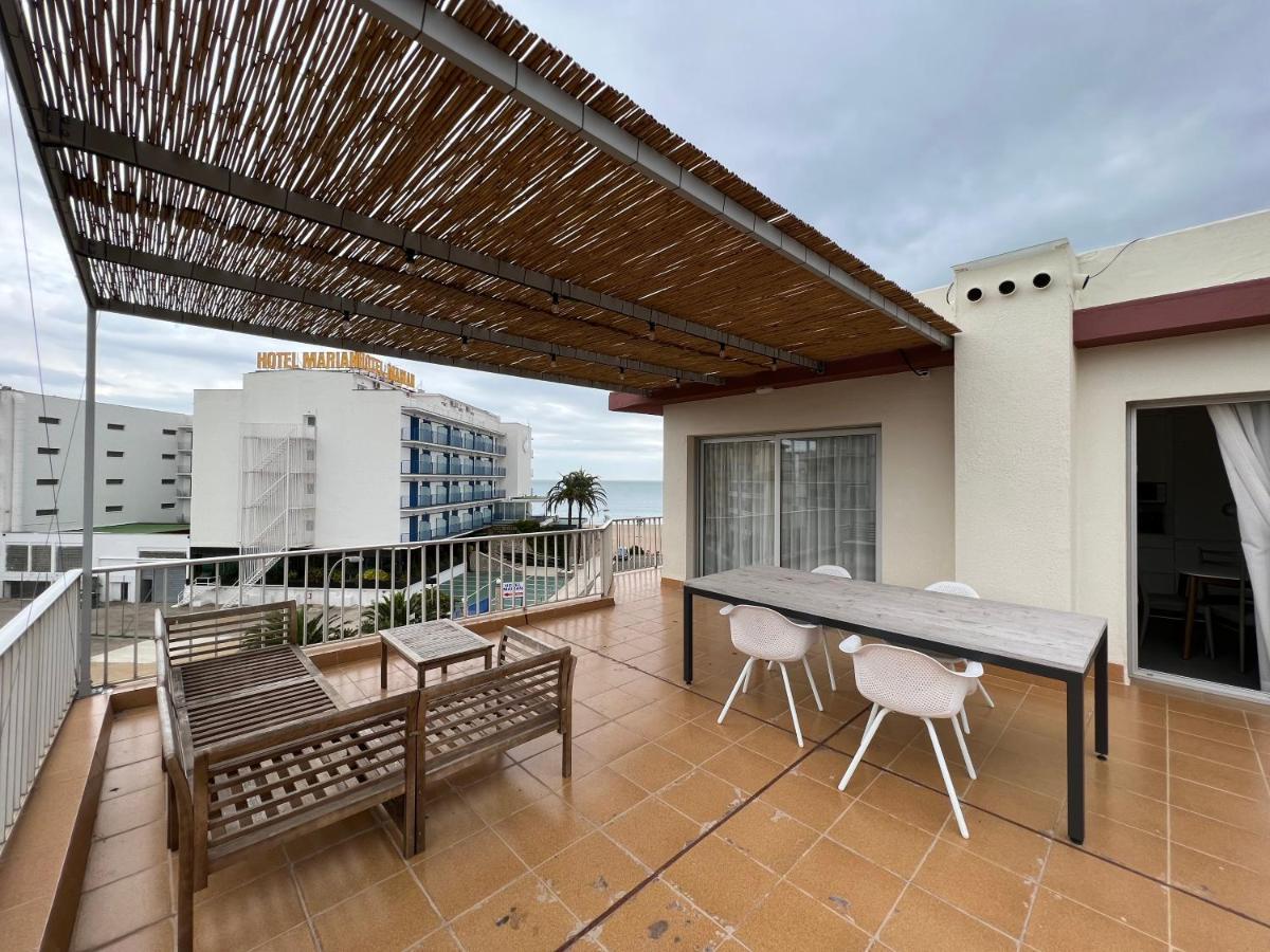 Beautiful Loft, Huge Sunny Terrace, View Over The Beach And Sea Roses Luaran gambar
